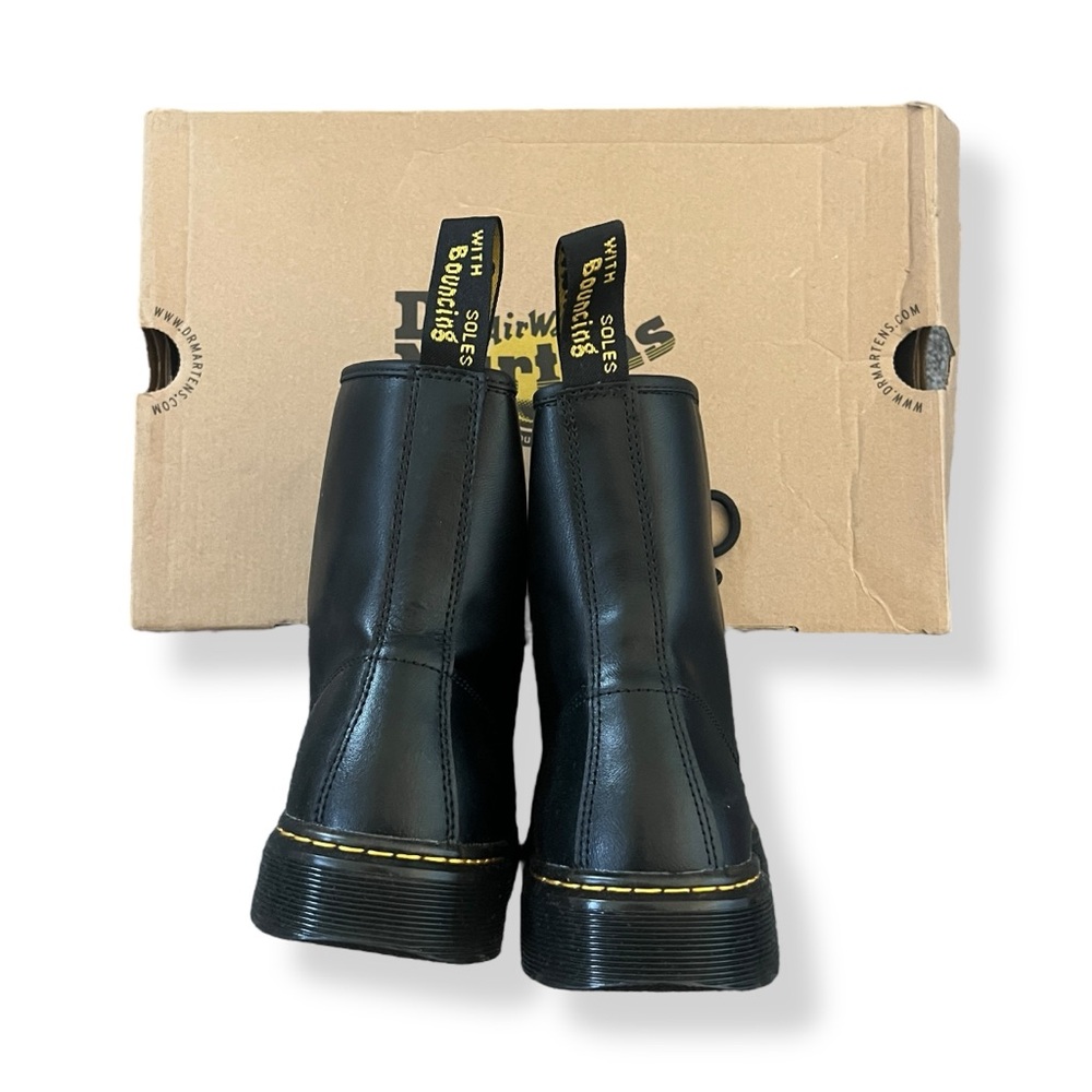 NEW Dr. Martens Zavala Black Lace Up Leather Boots - Picture 5 of 8
